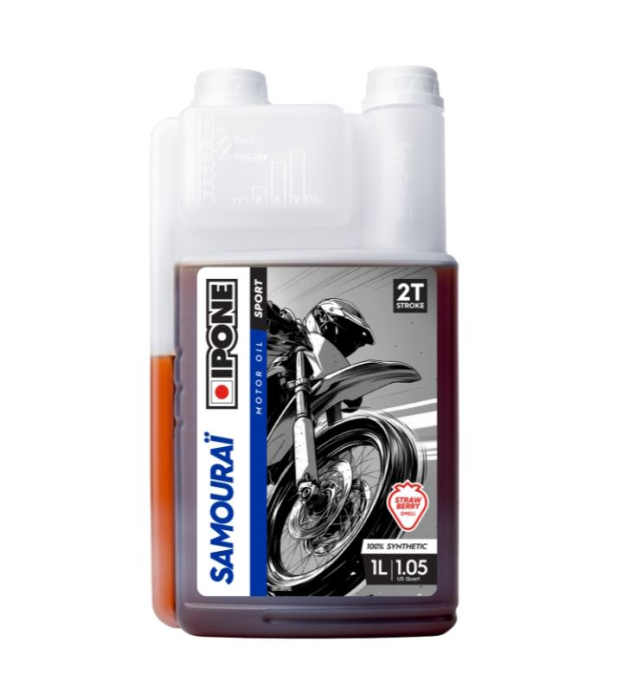 Ulei Ulei Motor 2T Ipone Samourai Racing 100% Sintetic 1L Miros de Capsuni [1]