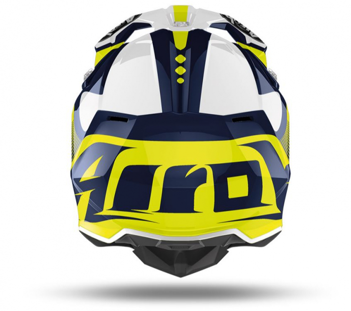 Casca Airoh Cross Wraap Raze Blue Gloss 2022 [3]