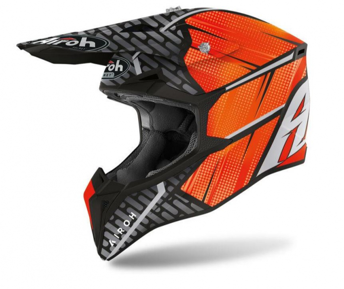 Casca Airoh Cross Wraap Idol Orange Mat 2022 [1]