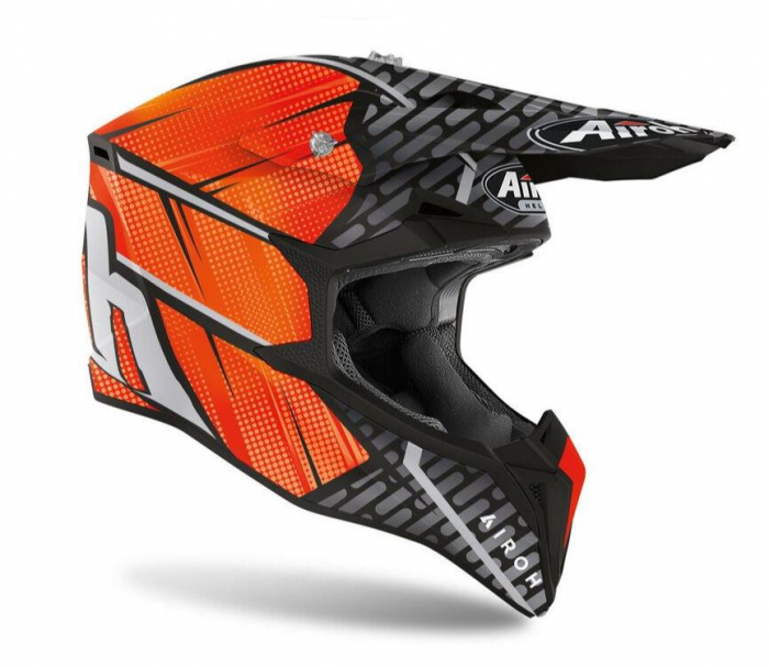Casca Airoh Cross Wraap Idol Orange Mat 2022 [2]