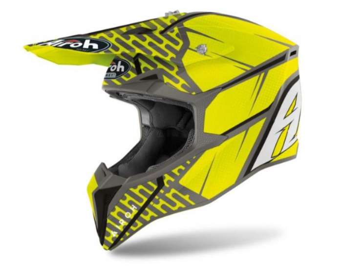 Casca Airoh Cross Wrapp Idol Antracit Yellow 2022 [1]
