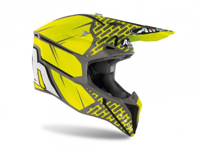 Casca Airoh Cross Wrapp Idol Antracit Yellow 2022 [3]