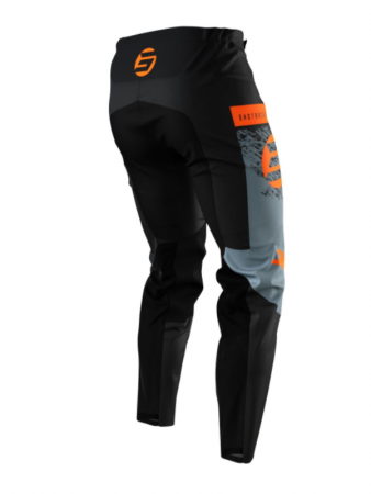 Pantaloni Enduro Shot Contact Gri/Negru/Portocaliu Model 2022 [2]