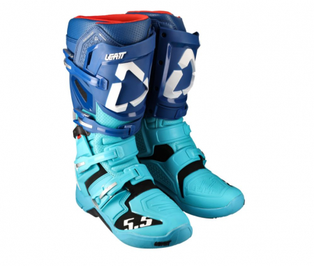 Cizme Enduro/MX - Cizme Leatt Cross 5.5 Aqua Blue 2022