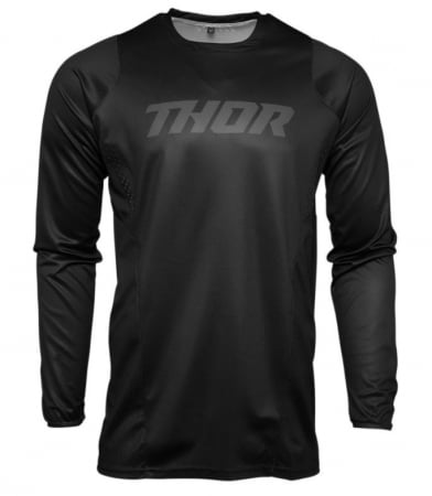 Tricouri/Bluze - Tricou enduro/motocross THOR Pulse Blackout