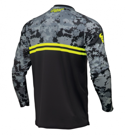 Bluza Enduro/Motocross Sector Digi Camo Black [1]