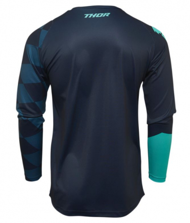Bluza THOR Birdrock Midnight/Mint enduro/motocross [1]