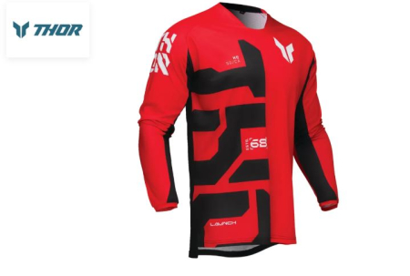 Bluza THOR LAUNCH FORGE RED Enduro/Motocross [2]