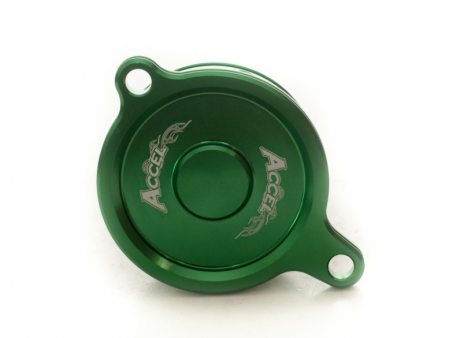 Filtre ulei - Capac filtru ulei Kawasaki KXF 450 '06-'15, KFX 450R '08-'14 OFC302GR Verde