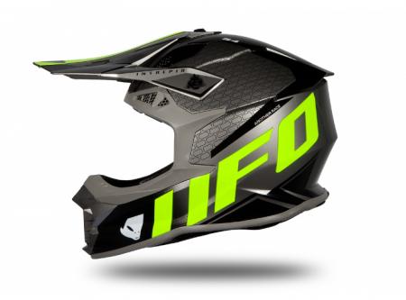 Casti enduro/mx - Casa UFO Interpid Gray/Black/Yellow