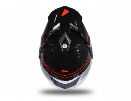 Casca cu viziera  Enduro/ATV UFO Aries Black/Gray [5]