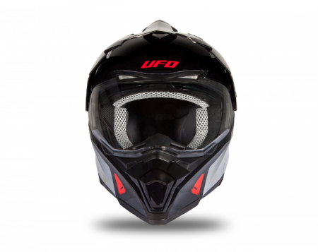 Casca cu viziera  Enduro/ATV UFO Aries Black/Gray [4]