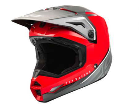 Casti enduro/mx - Casca Enduro/Motocross/ATV FLY Kinetic Vision Grey/Red
