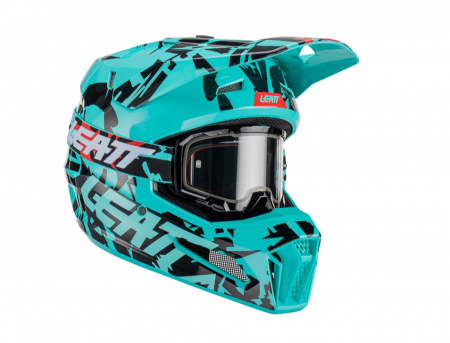 Casti enduro/mx - Casca Leatt 3.5 Black/Blue + Ochelari 4.5 Cadou
