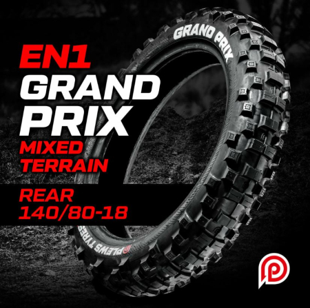 Cauciuc enduro spate 140/80-18 Plews Tyres EN1 Enduro Grand Prix (Medium) [1]