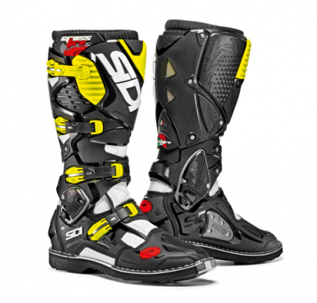 Cizme Enduro/MX - Cizme SIDI Crossfire 3 Black/Yellow Fluo