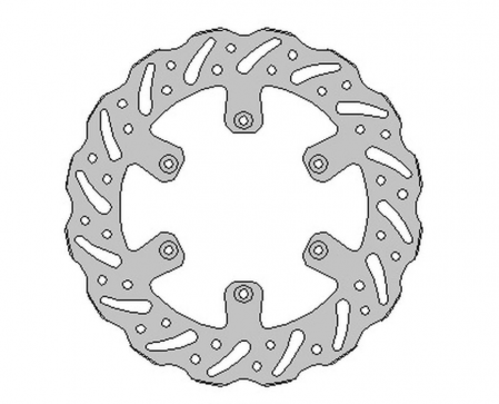 Sistem franare - Disc frana fata Gas Gas 125/200/250/300/450 '95-'21 260x108x4