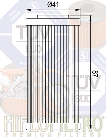 Filtru ulei Sherco/BMW/Husqvarna HF611 [1]