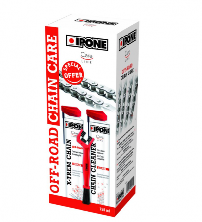 Lant Transmisie - Kit curatare si ungere lant transmisie Ipone Offroad