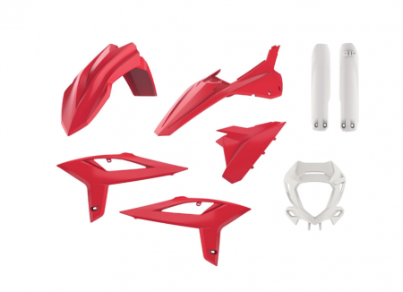 Plastice - Kit plastice Beta RR 2T / 4T '20-'22 Alb/Rosu