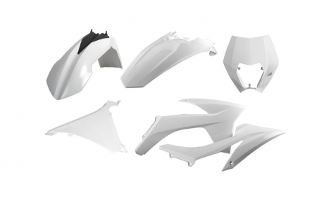 Plastice - Kit plastice KTM KTM EXC/EXC-F '12-'13 White