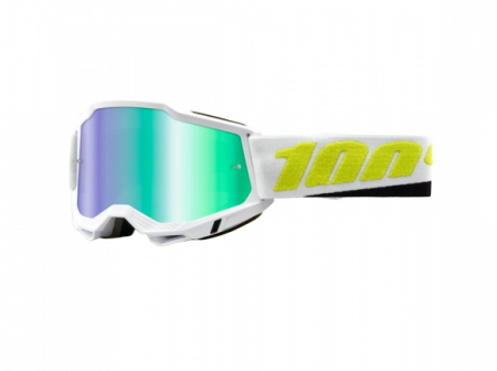 Ochelari off-road - Ochelari 100% Accuri 2 Peyote White cu lentila oglinda