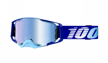 Ochelari off-road - Ochelari 100% Armega Royal Blue Cu Lentila Oglinda