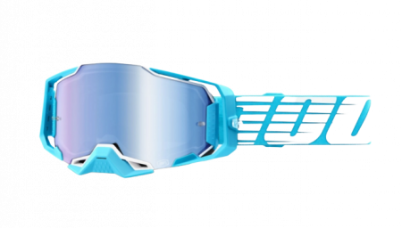 Ochelari off-road - Ochelari 100% Armega Oversized Blue cu lentila crlara sau oglinda
