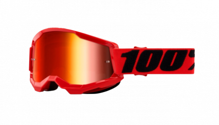 Ochelari 100% Strata 2 Red Cu Lentila Oglinda Sau Clara [1]