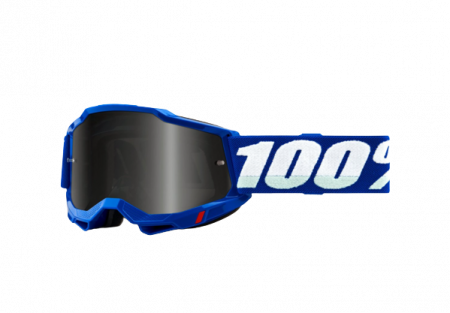 Ochelari off-road - Ochelari Enduro 100% Accuri 2 Blue cu lentila fumurie
