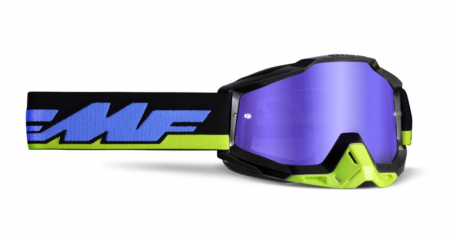 Ochelari off-road - Ochelari Enduro/MX FMF Powerbomb Talladega Mirror Blue