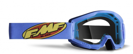 Ochelari off-road - Ochelari Enduro/MX FMF Powercore Core Cyan Lentila Clara