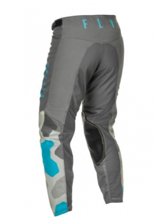 Pantaloni enduro/motocross FLY KINETIC gri/albastru [3]