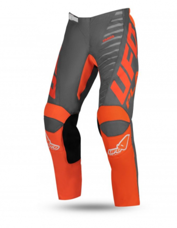 Pantaloni enduro/motocross - Pantaloni UFO Kimura Gri/portocaliu