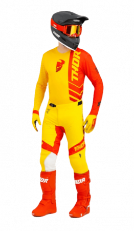 Pantaloni enduro/motocross THOR Analog Lemon [3]