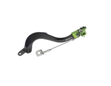 Sistem franare - Pedala frana spate Kawasaki KXF 250 '04-'20 Black/Green RBP05GR