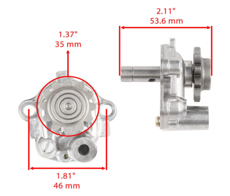 Pompa ulei Yamaha YZF 450 '06-'13, WRF 450 '07-'15 OEM 2S2133001000YA [1]