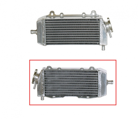 Sistem racire - Radiator stanga Kawasaki KXF 250 '04-'05, Suzuki RMZ 250 '04-'05 cu capacitate marita