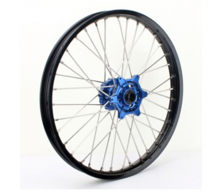 Roti - Roata fata KTM/Husqvarna 21''x1.60 ax 22mm blue hub SRE21BLEE
