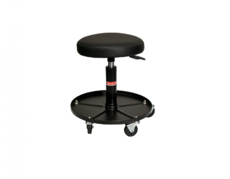 Accesorii/Scule Garaj - Scaun reglabil pentru reparatii moto cu compartiment scule/piese