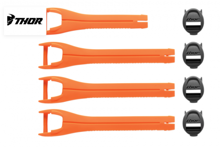 Cizme Enduro/MX - Set curele cizme Thor Blitz XP Black