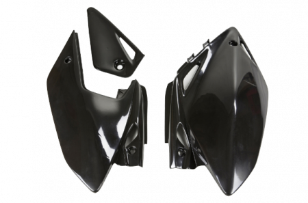 Set laterale spate Honda CRF 450X '05-'16 Negru/Alb/Rosu [2]