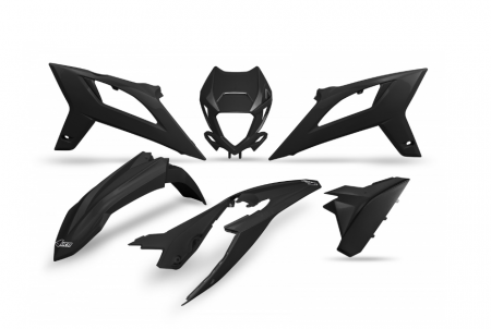 Plastice - Set plastice UFO Beta RR 250/300/350/400/450 '20-'22 Black BEKIT800001