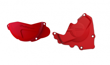 Plastice - Set protectii capace motor Honda CRF 250 '10-'17 Polisport 90956