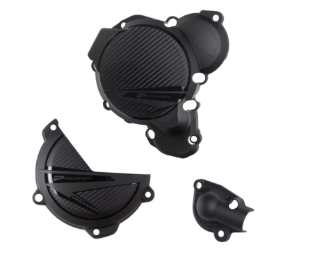 Plastice - Set protectii capace motor KTM EXC/XC-W 250/300 '24-'25, Husqvarna TE 250/300 '24-'25 Polisport 91375