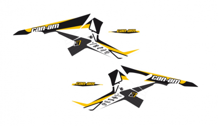 Șasiu - Set Stikere Can-Am Renegade 500 '07-'23 Blackbird Dream 2