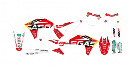 GasGas - Set stikere Gas Gas MC/EC 125/250/350/450 '21-'23 BlackBird Replica Trophy E2908R1