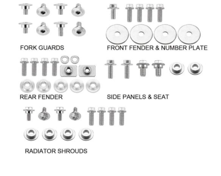Plastice - Set suruburi Honda CRF 250/450X '04-'20