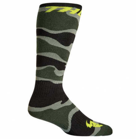 Sosete MX/enduro/ATV - Sosete Thor Camo Green/Acid