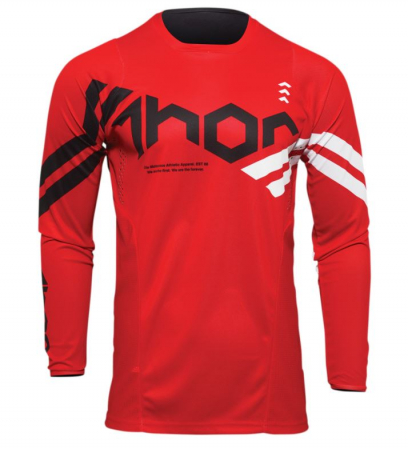 Tricouri/Bluze - Tricou enduro/motocross THOR Cube Red